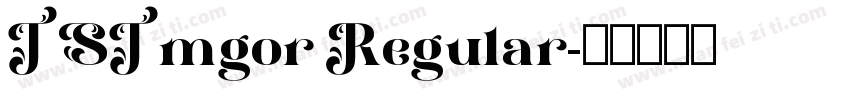 TSTmgor Regular字体转换